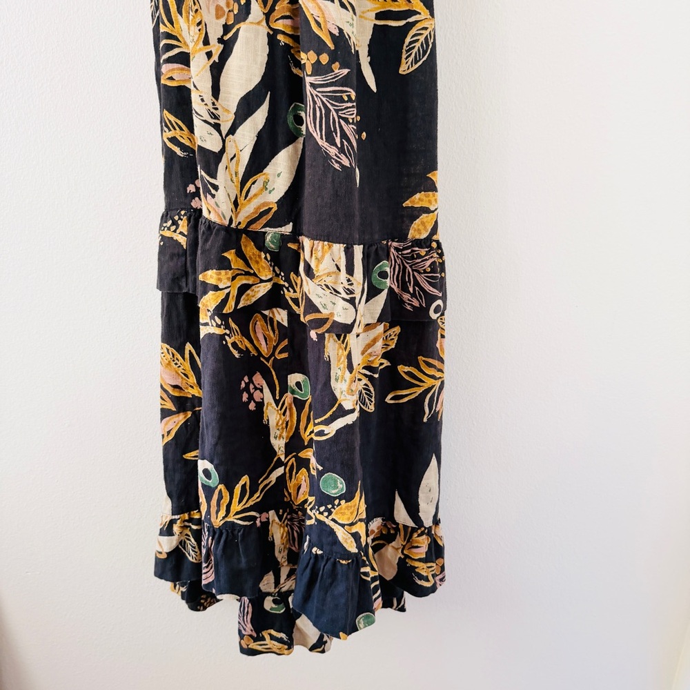 Free People Black Floral Maxi Dress - Picture 8 of 10